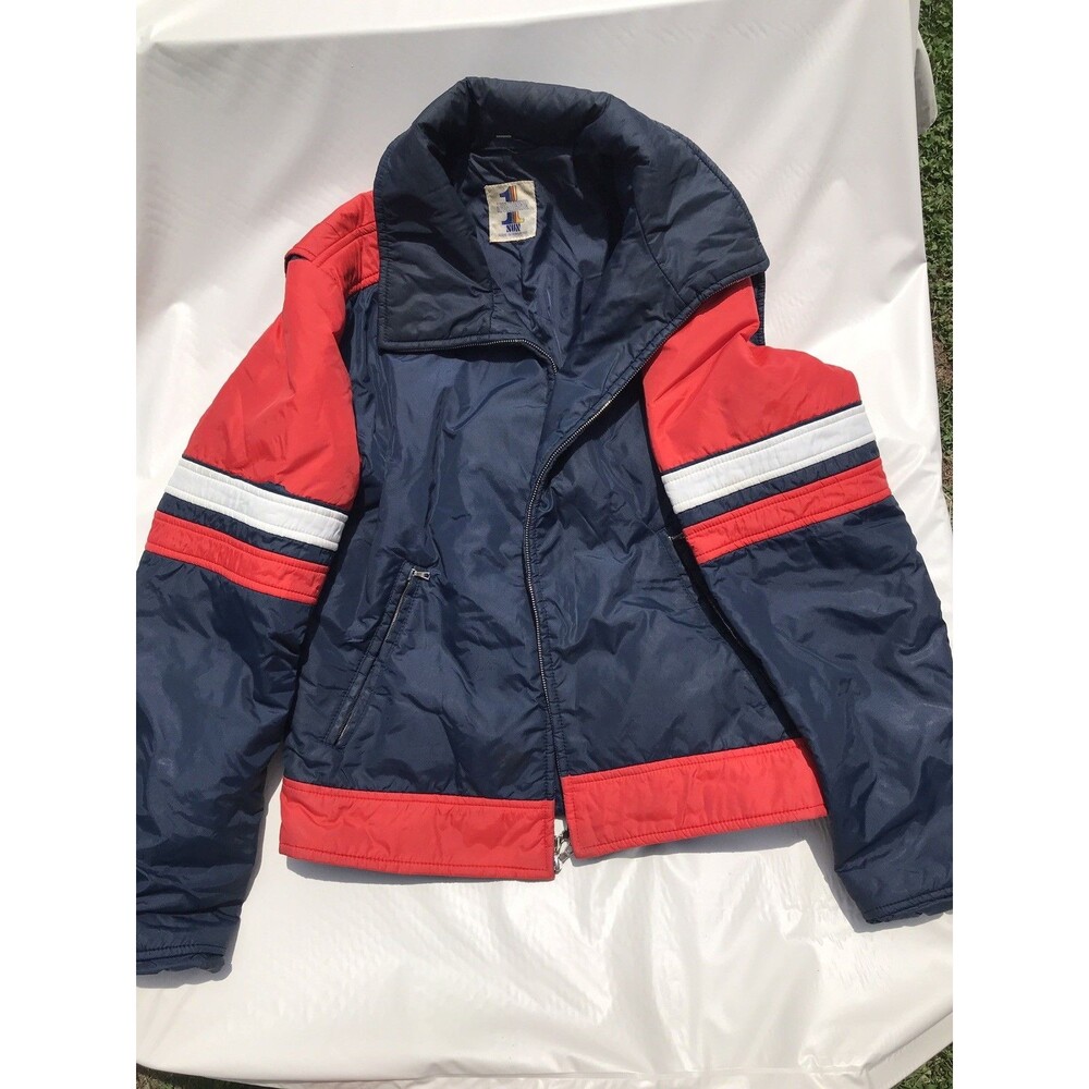 Vtg Number 1 Sun Full Zip Snowboarding Skiing Windbreaker Jacket Size Large